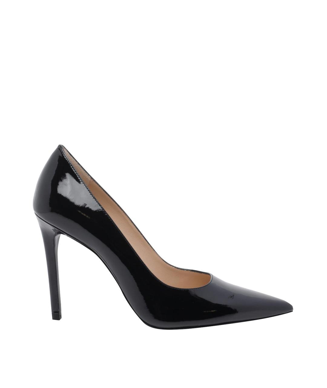 STUART WEITZMAN Черные кожаные туфли, фото 1