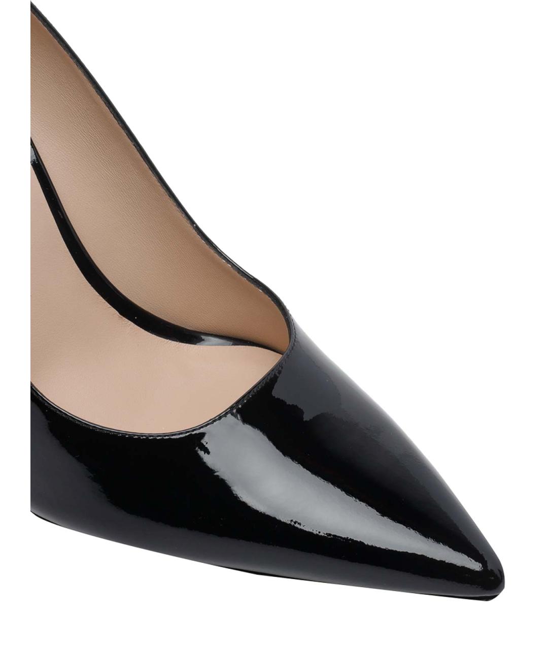 STUART WEITZMAN Черные кожаные туфли, фото 4