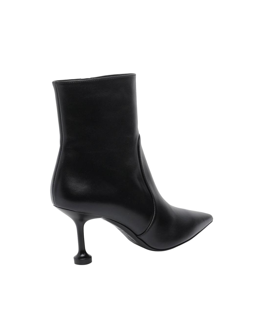 STUART WEITZMAN Черные кожаные ботильоны, фото 3