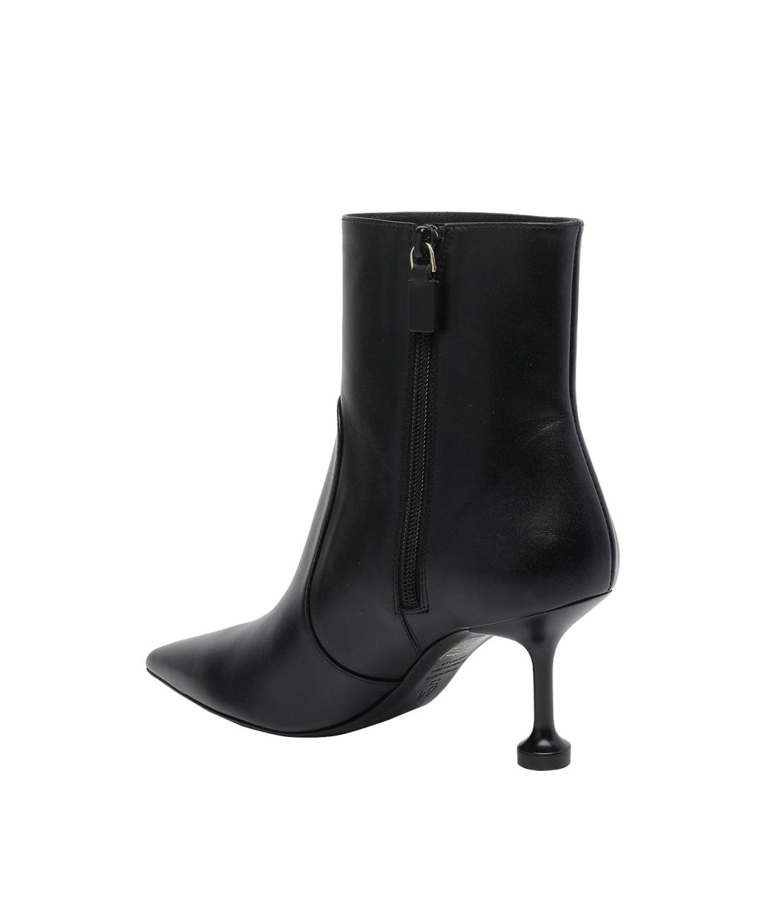 STUART WEITZMAN Черные кожаные ботильоны, фото 4
