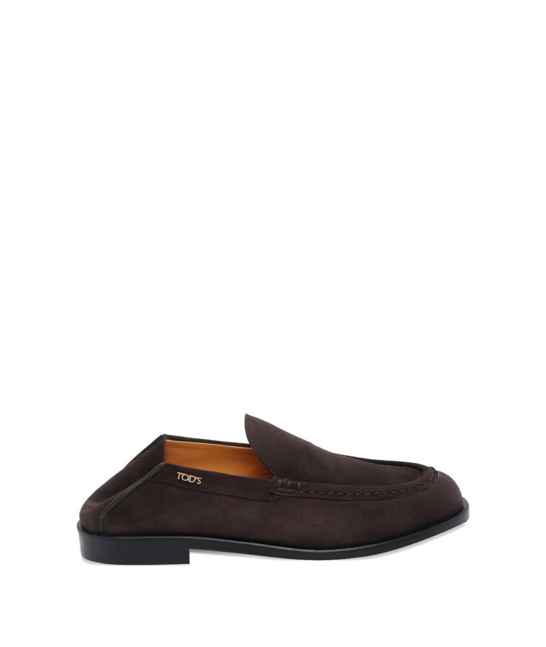 TOD'S Коричневые замшевые лоферы, фото 3