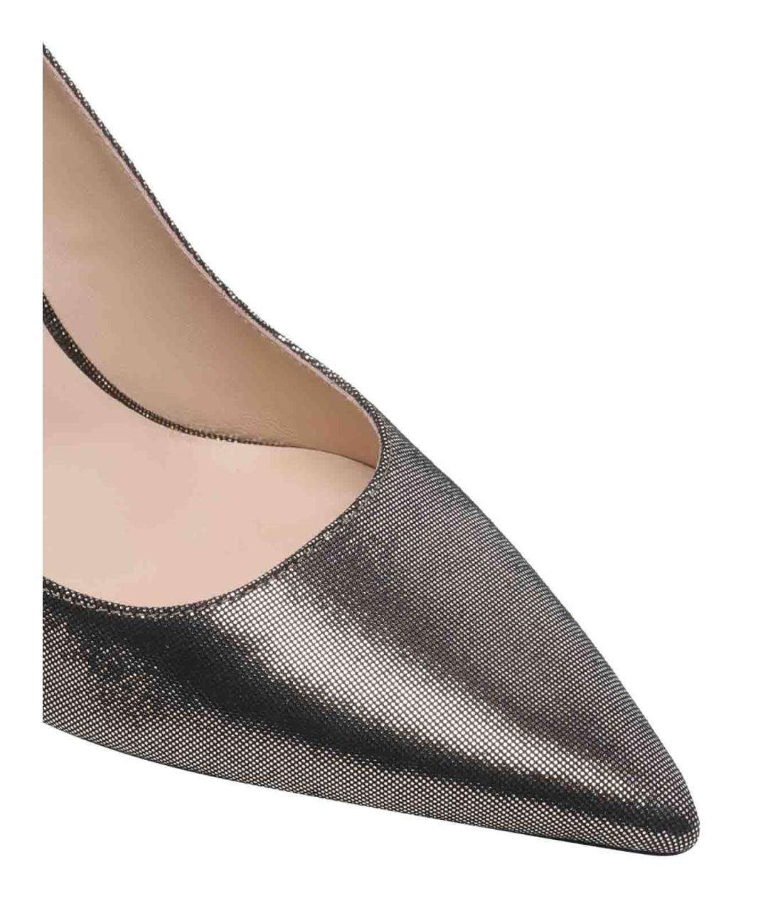STUART WEITZMAN Серебряные туфли, фото 4