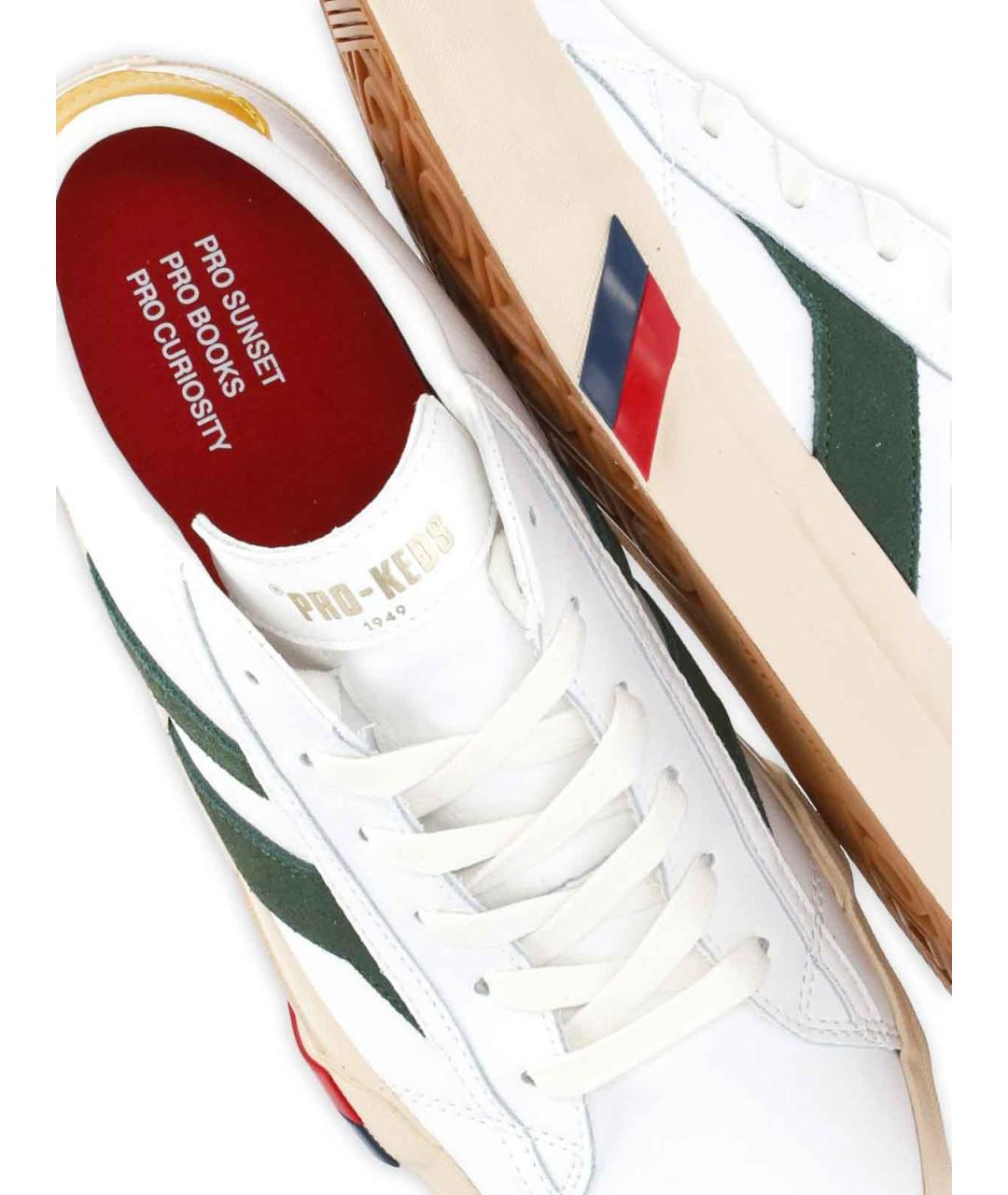 PRO-KEDS Белые замшевые низкие кроссовки / кеды, фото 5