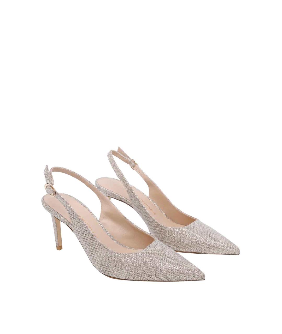 STUART WEITZMAN Серебряные туфли, фото 2