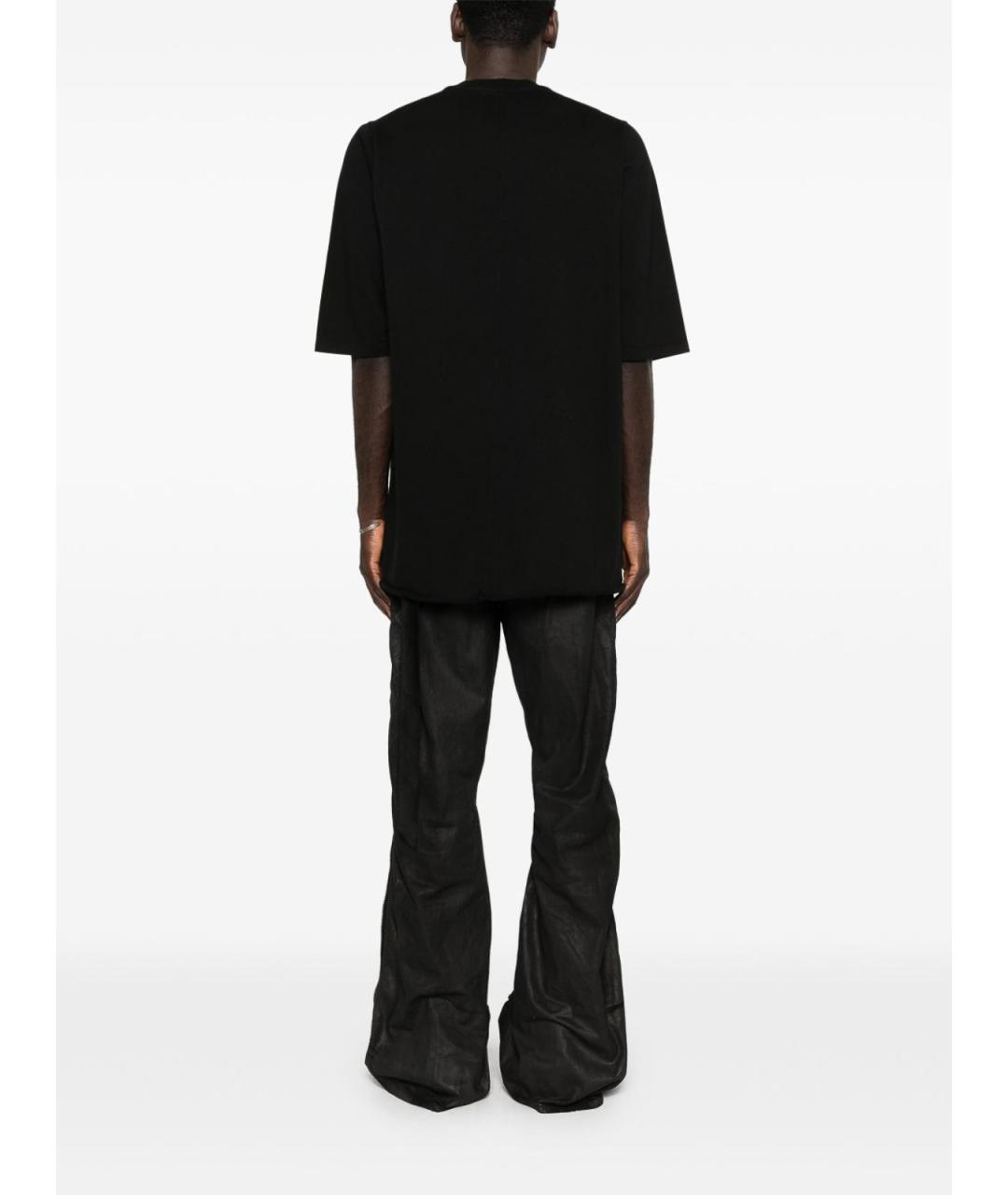 RICK OWENS DRKSHDW Черная хлопковая футболка, фото 5