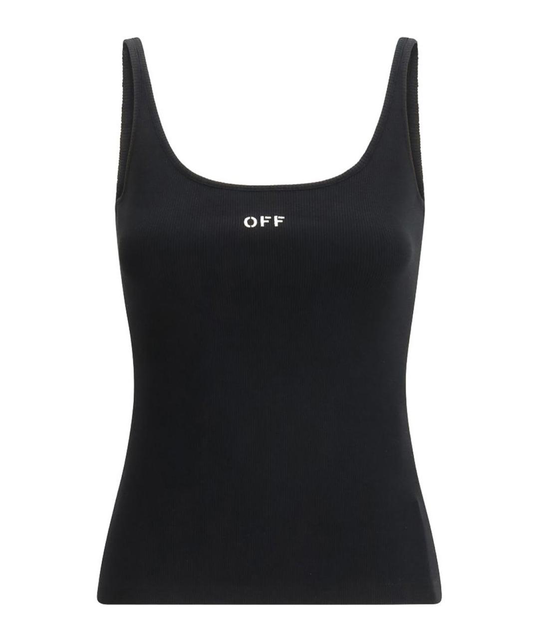 OFF-WHITE Черная майка, фото 1
