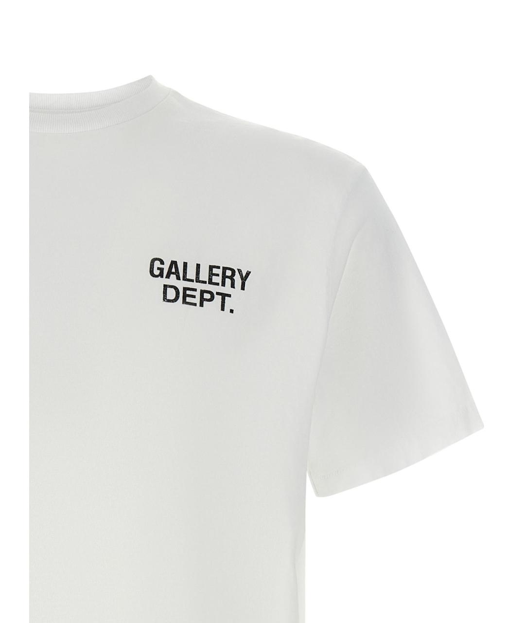 Gallery Dept Белая хлопковая футболка, фото 3