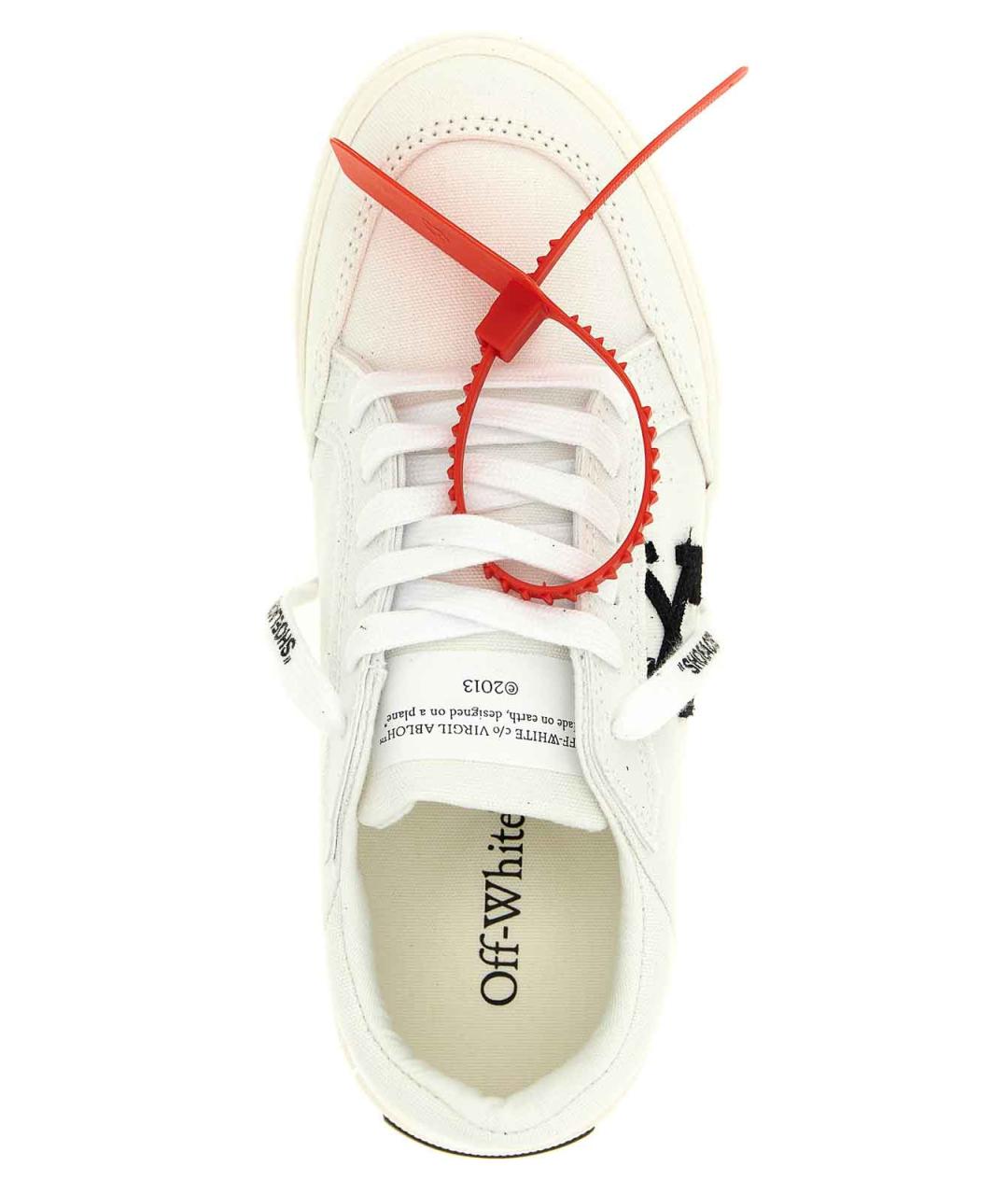 OFF-WHITE Белые кроссовки, фото 5