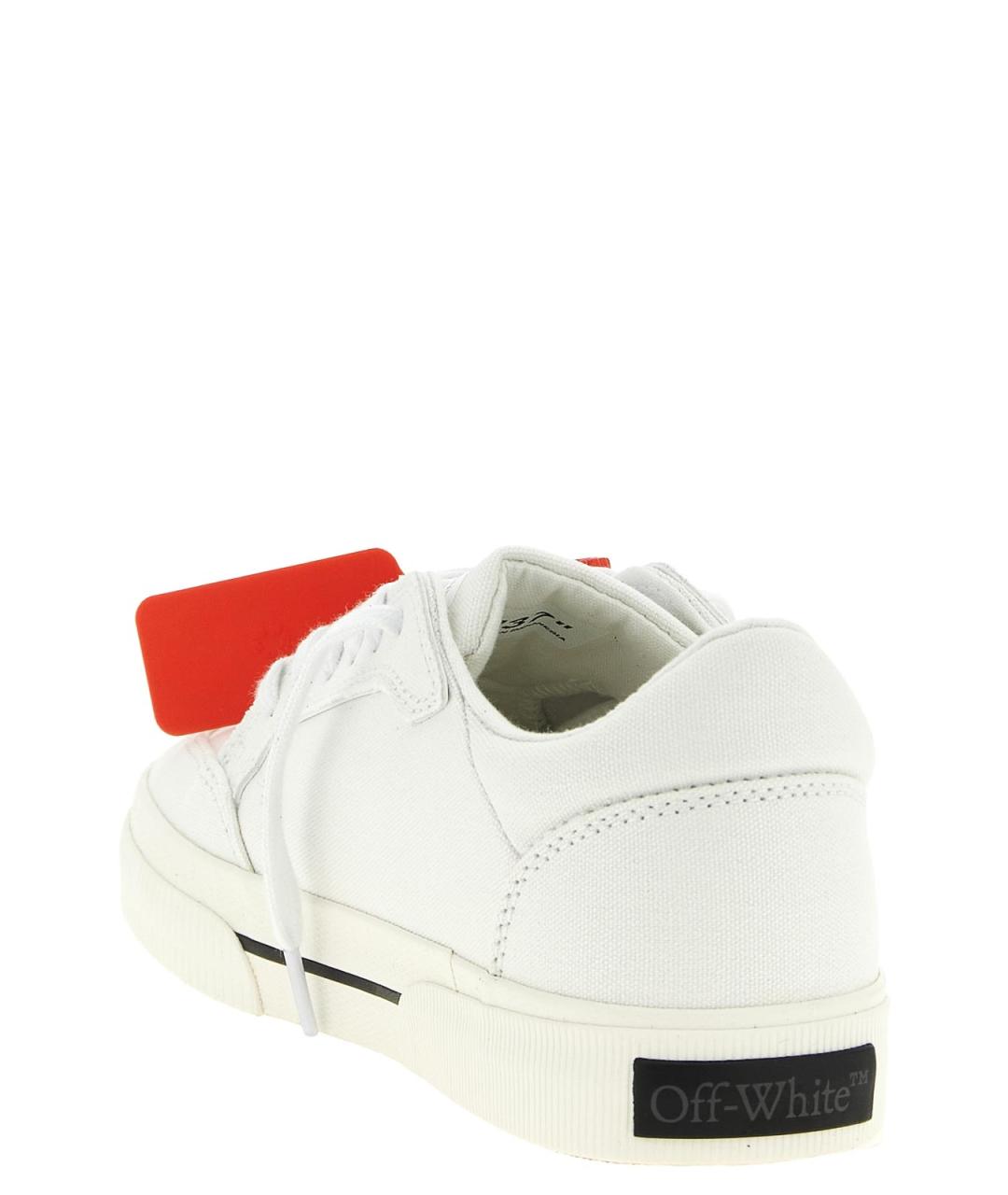 OFF-WHITE Белые кроссовки, фото 4
