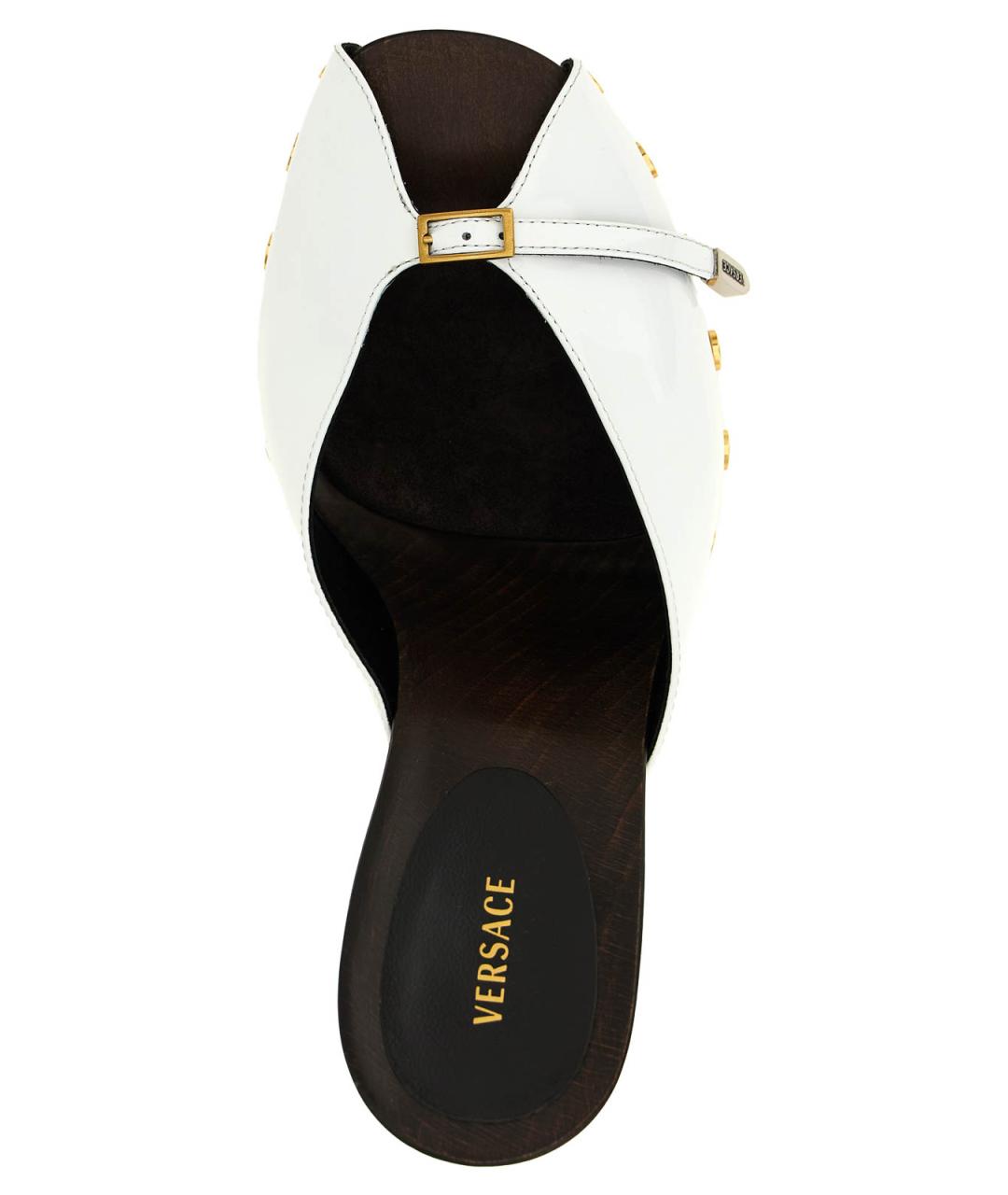 VERSACE Мульти кожаные босоножки, фото 4