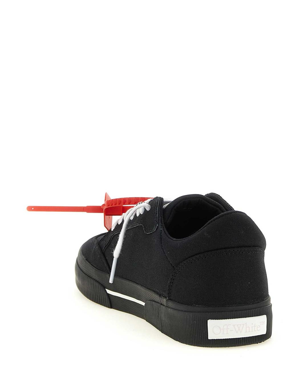 OFF-WHITE Черные низкие кроссовки / кеды, фото 4