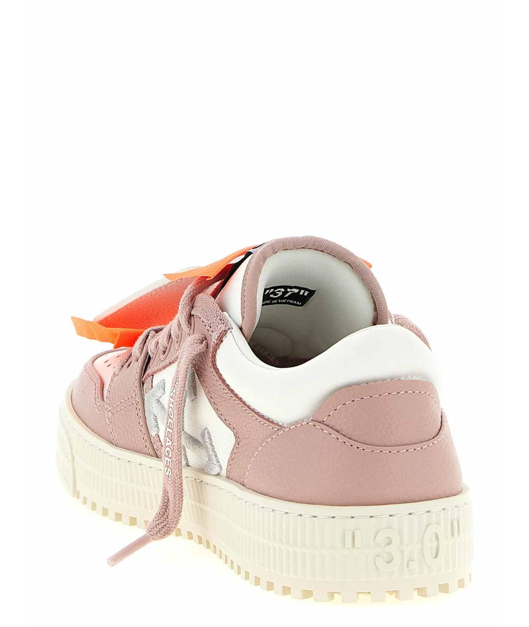 OFF-WHITE Мульти кожаные кроссовки, фото 4