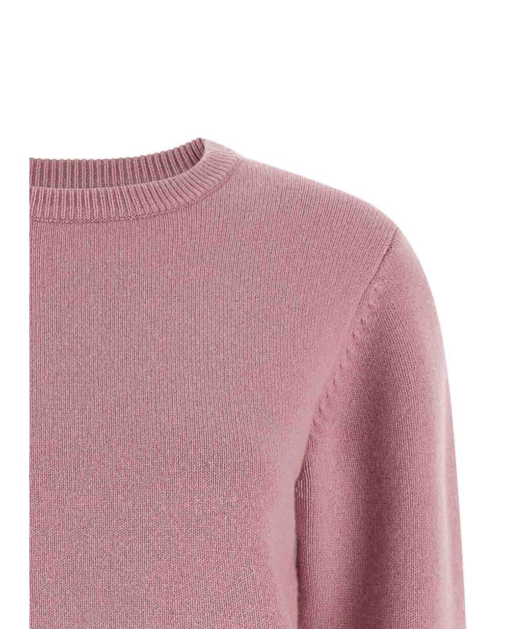 EXTREME CASHMERE Розовый кашемировый джемпер / свитер, фото 3