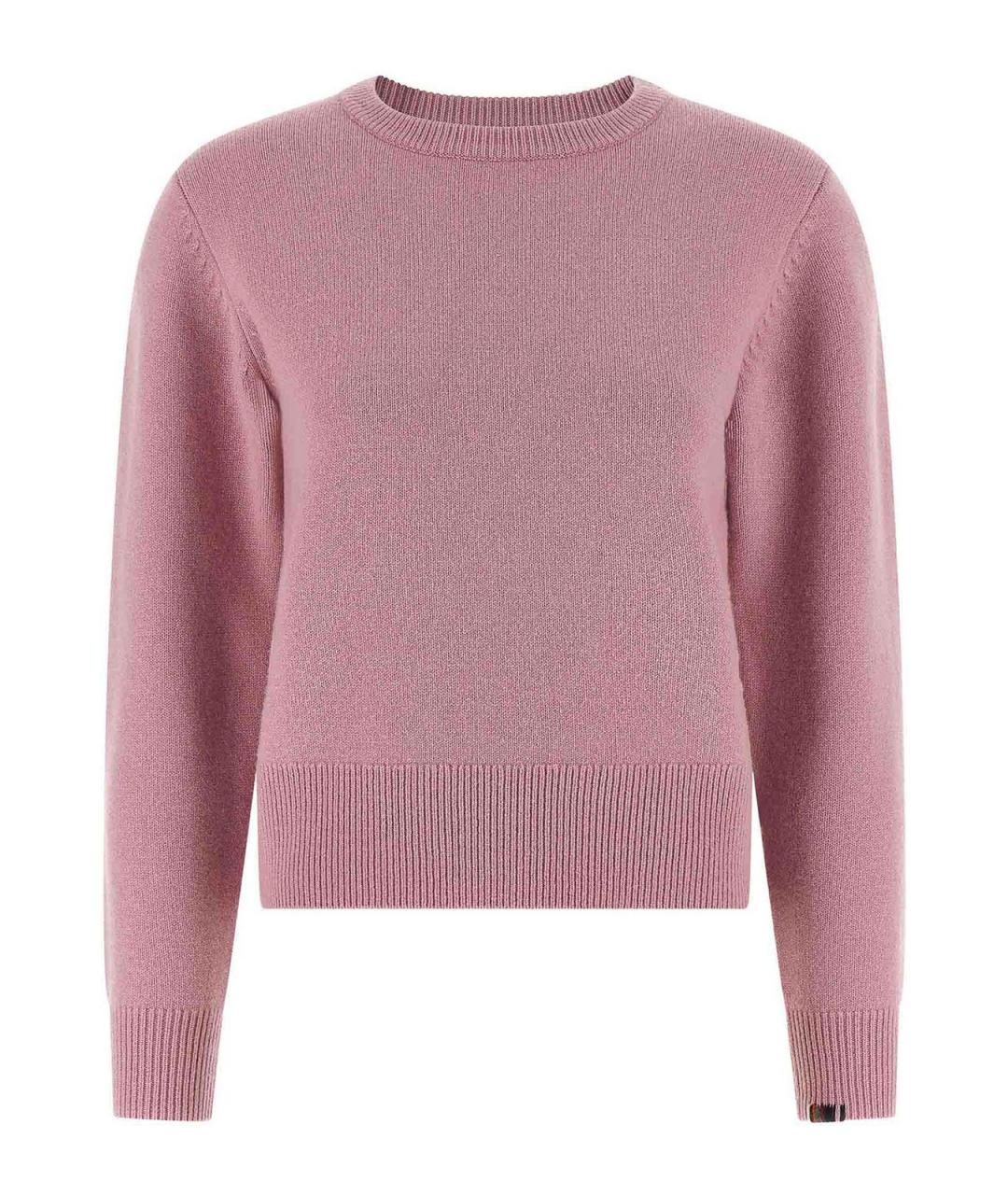 EXTREME CASHMERE Розовый кашемировый джемпер / свитер, фото 1