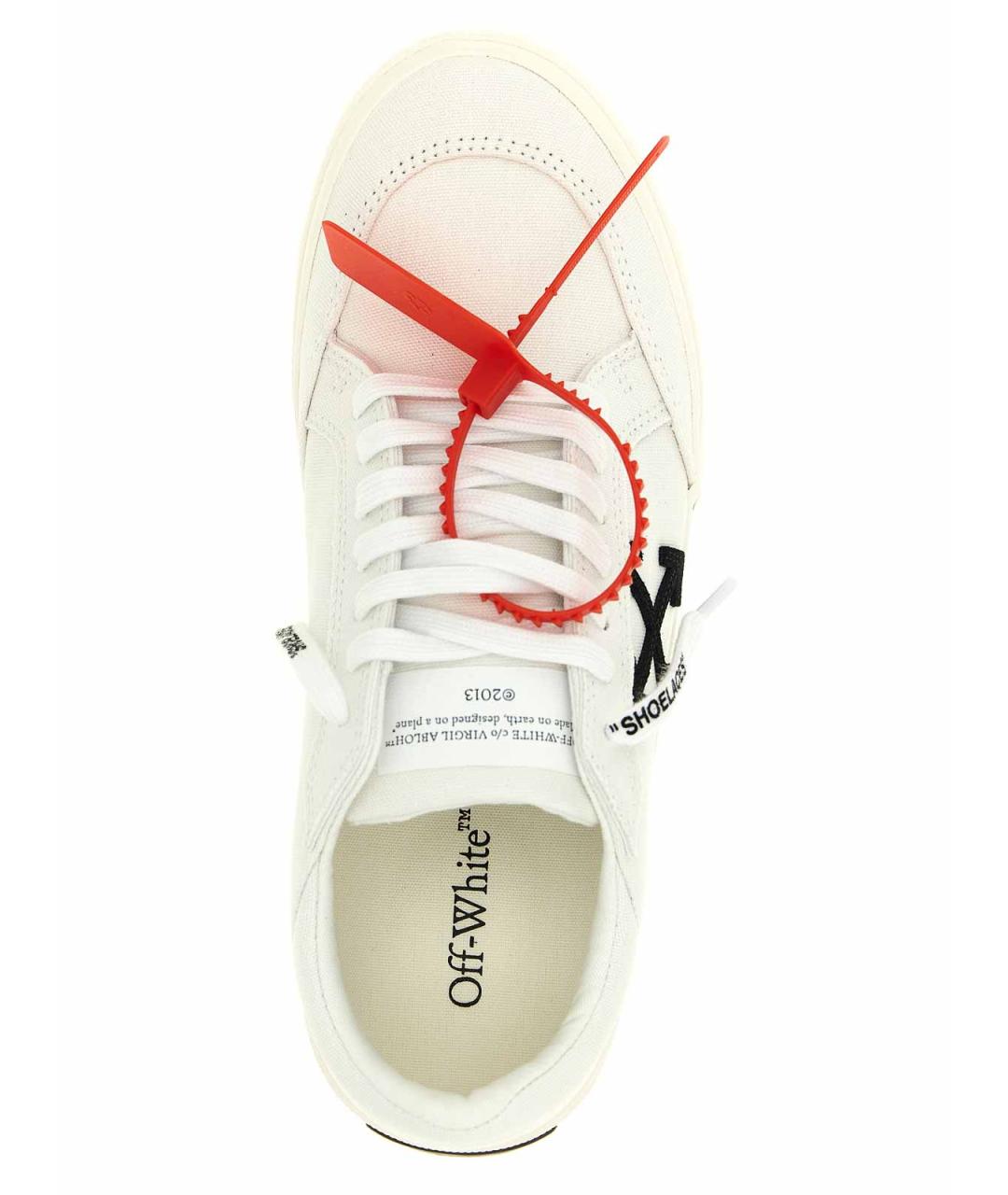 OFF-WHITE Белые низкие кроссовки / кеды, фото 5