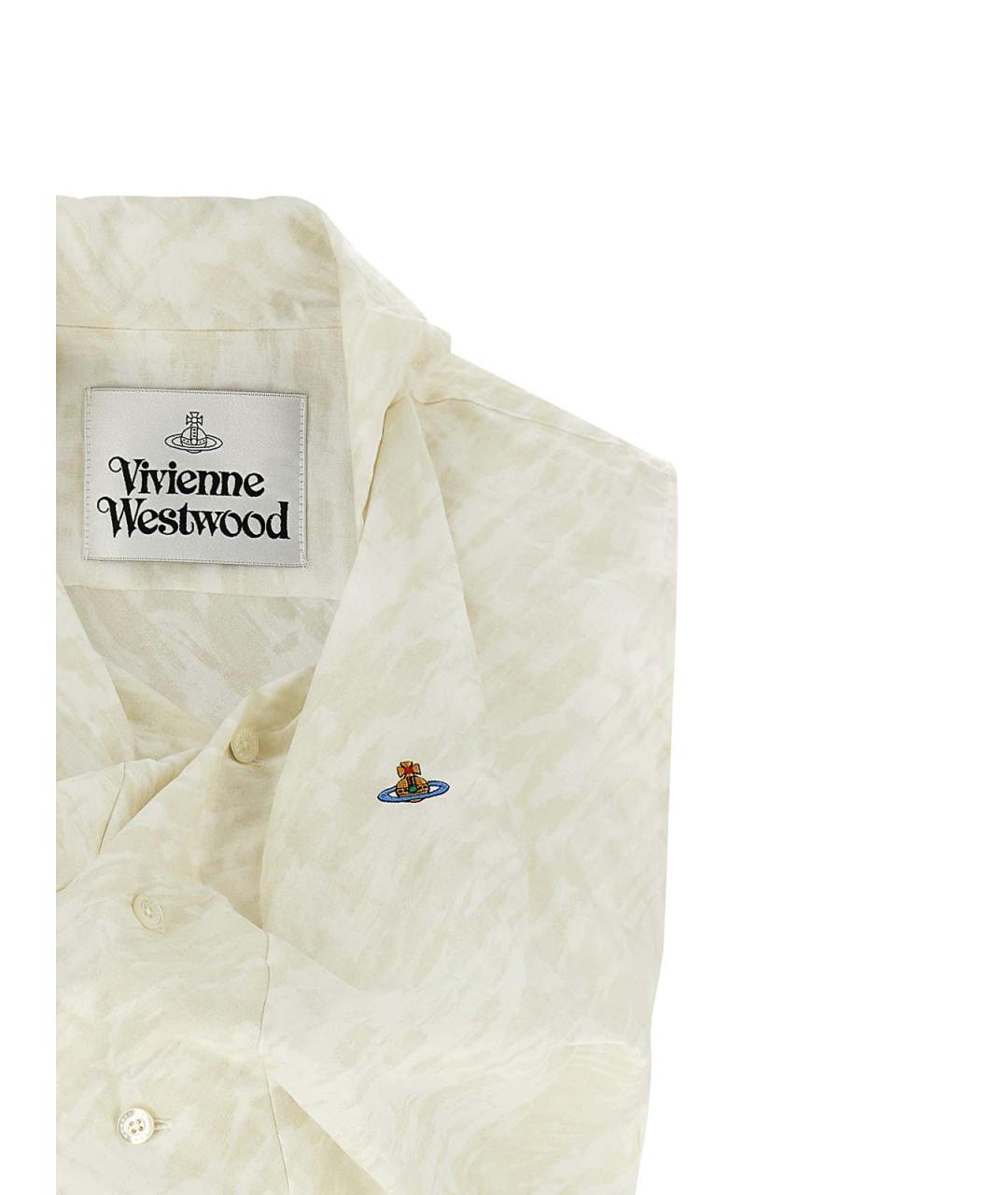 VIVIENNE WESTWOOD Белая хлопковая рубашка, фото 3