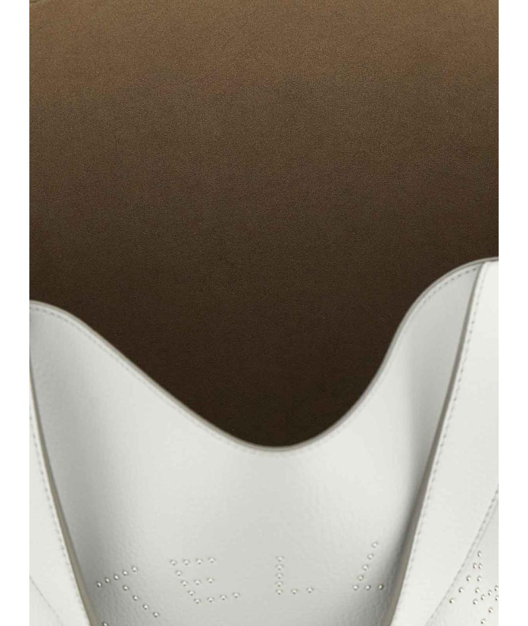STELLA MCCARTNEY Белая сумка тоут из искусственной кожи, фото 4