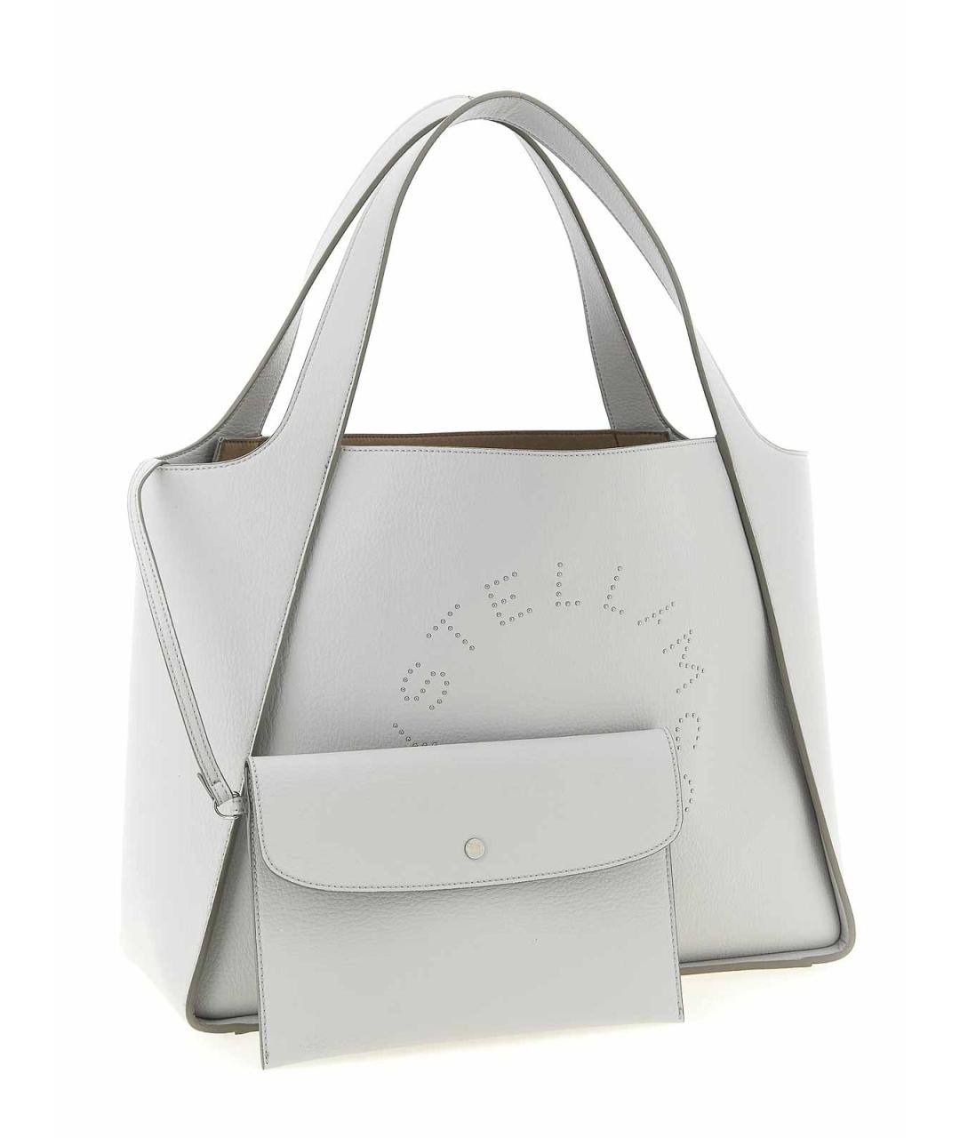 STELLA MCCARTNEY Белая сумка тоут из искусственной кожи, фото 3