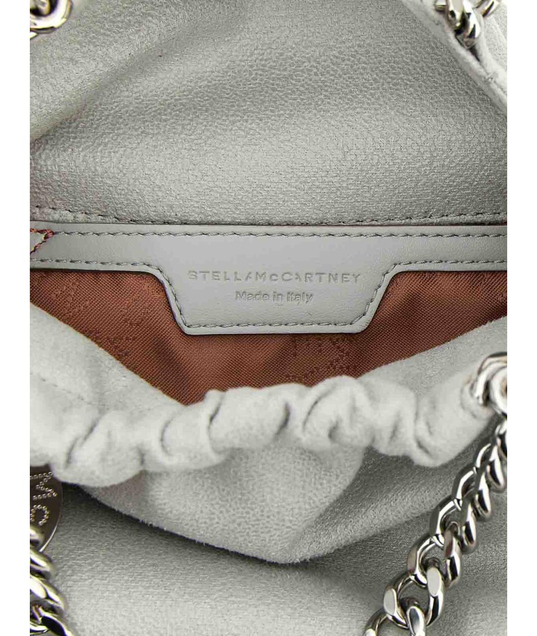 STELLA MCCARTNEY Серая сумка через плечо из искусственной кожи, фото 4