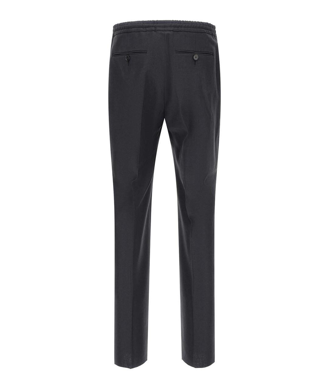 ZEGNA Синие льняные повседневные брюки, фото 2