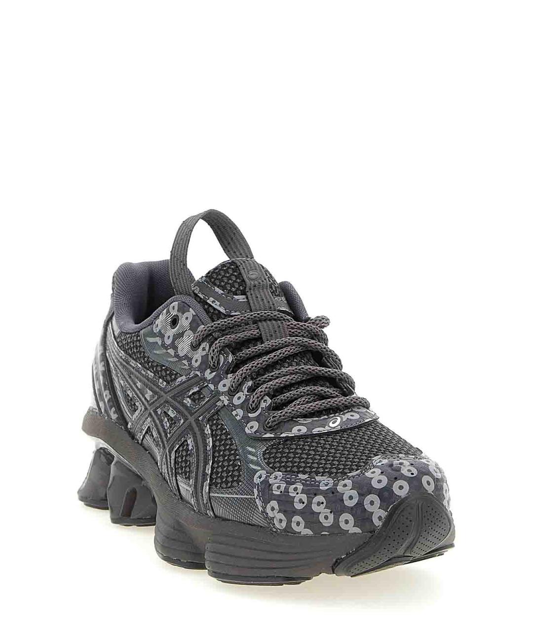 ASICS Серые резиновые низкие кроссовки / кеды, фото 2