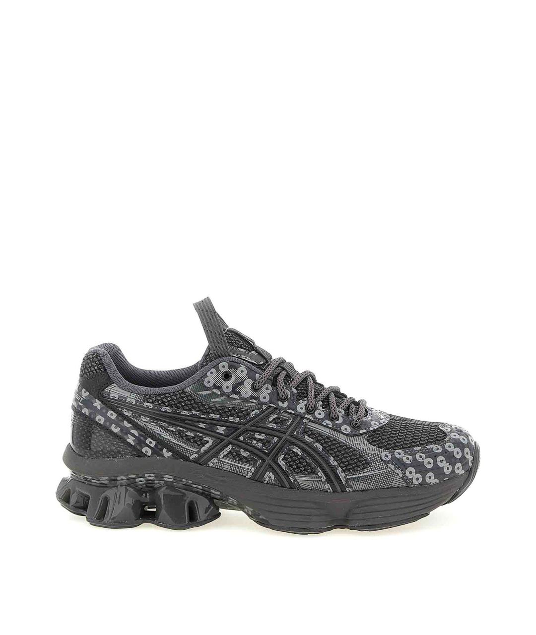 ASICS Серые резиновые низкие кроссовки / кеды, фото 1