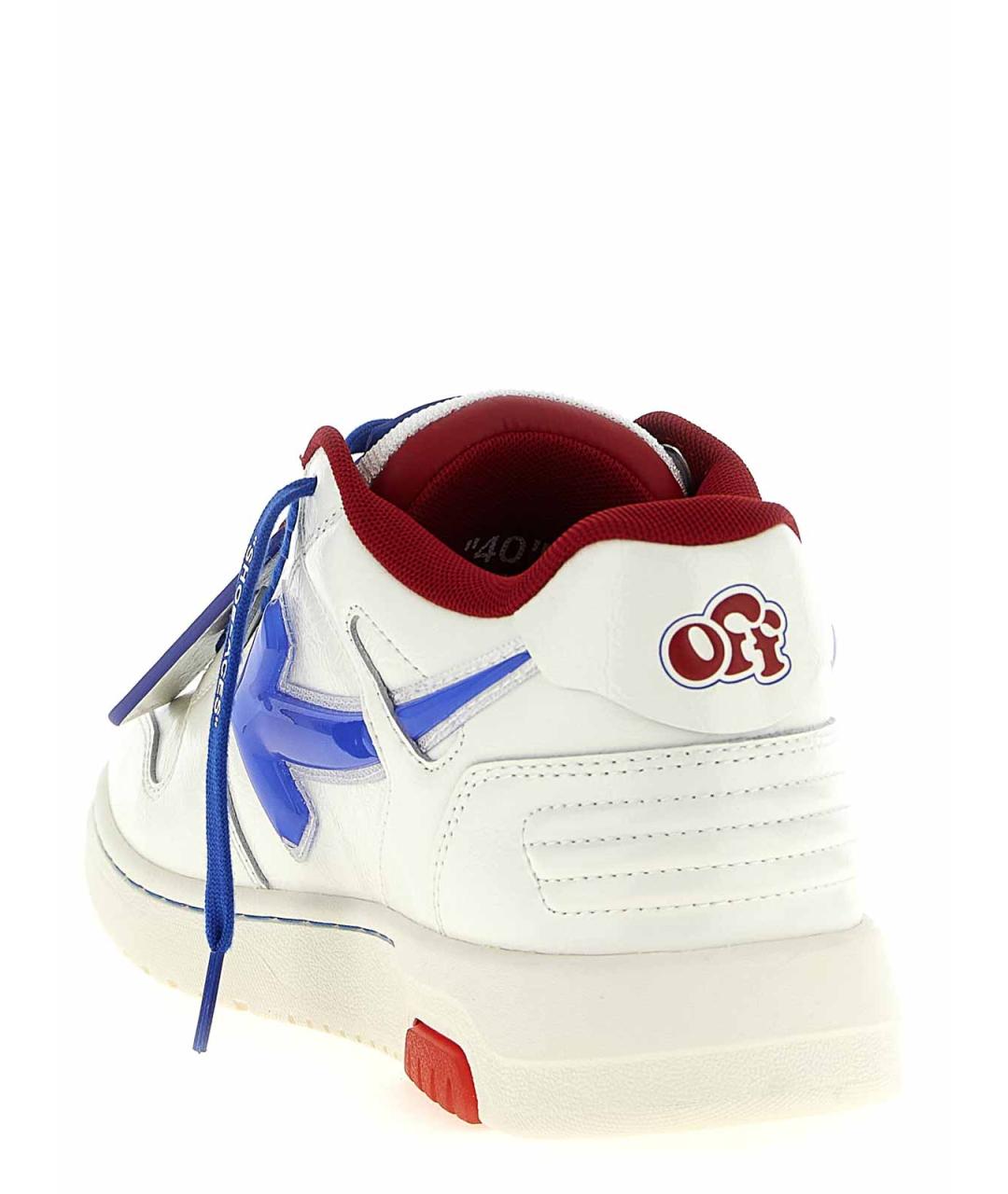 OFF-WHITE Мульти кожаные низкие кроссовки / кеды, фото 4