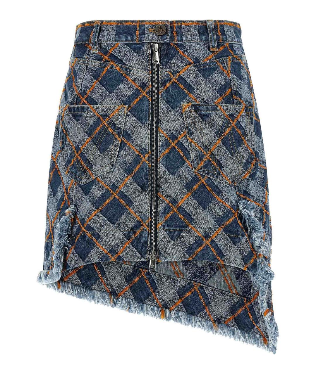 VIVIENNE WESTWOOD Мульти хлопковая юбка мини, фото 2