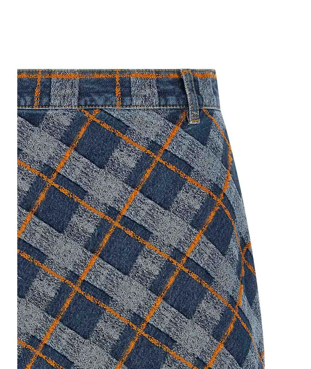 VIVIENNE WESTWOOD Мульти хлопковая юбка мини, фото 3