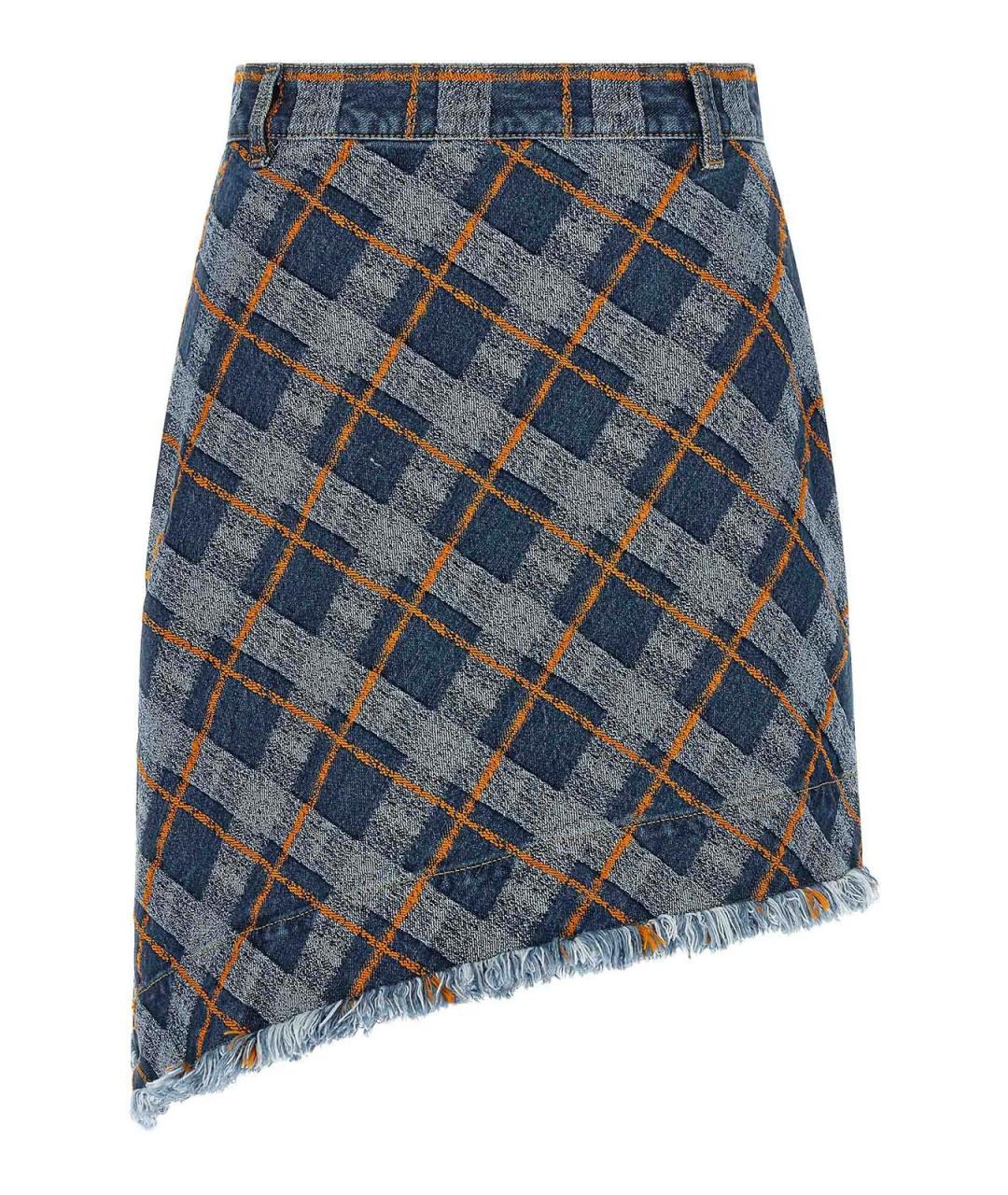 VIVIENNE WESTWOOD Мульти хлопковая юбка мини, фото 1