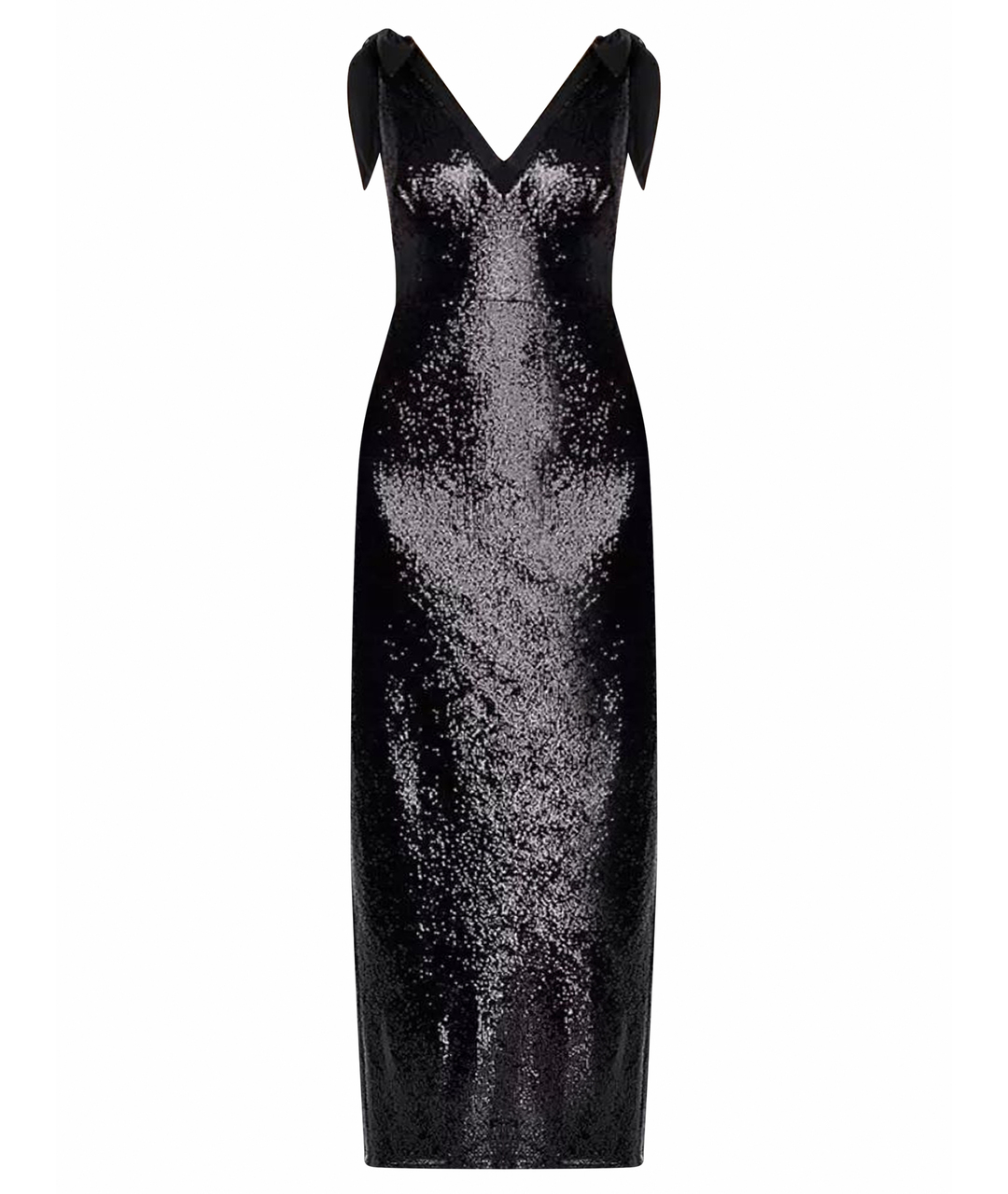 AIDAN MATTOX Черное полиэстеровое вечернее платье, фото 1