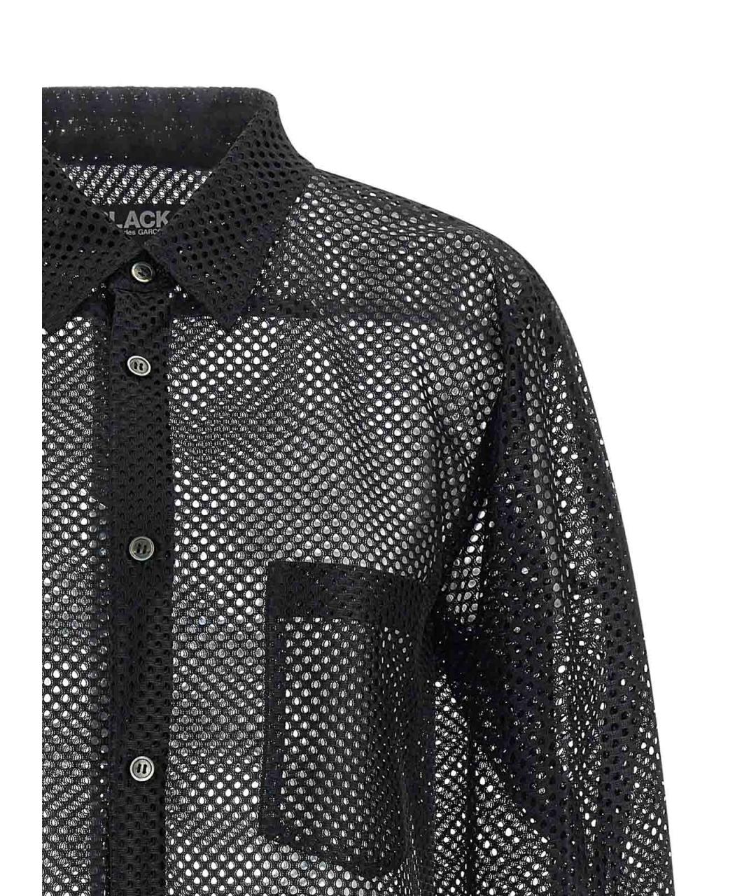 COMME DES GARÇONS Черная кэжуал рубашка, фото 3
