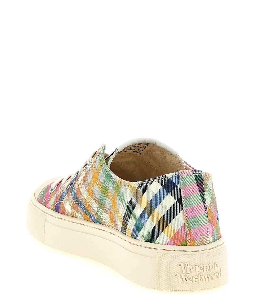 VIVIENNE WESTWOOD Мульти текстильные кроссовки, фото 3