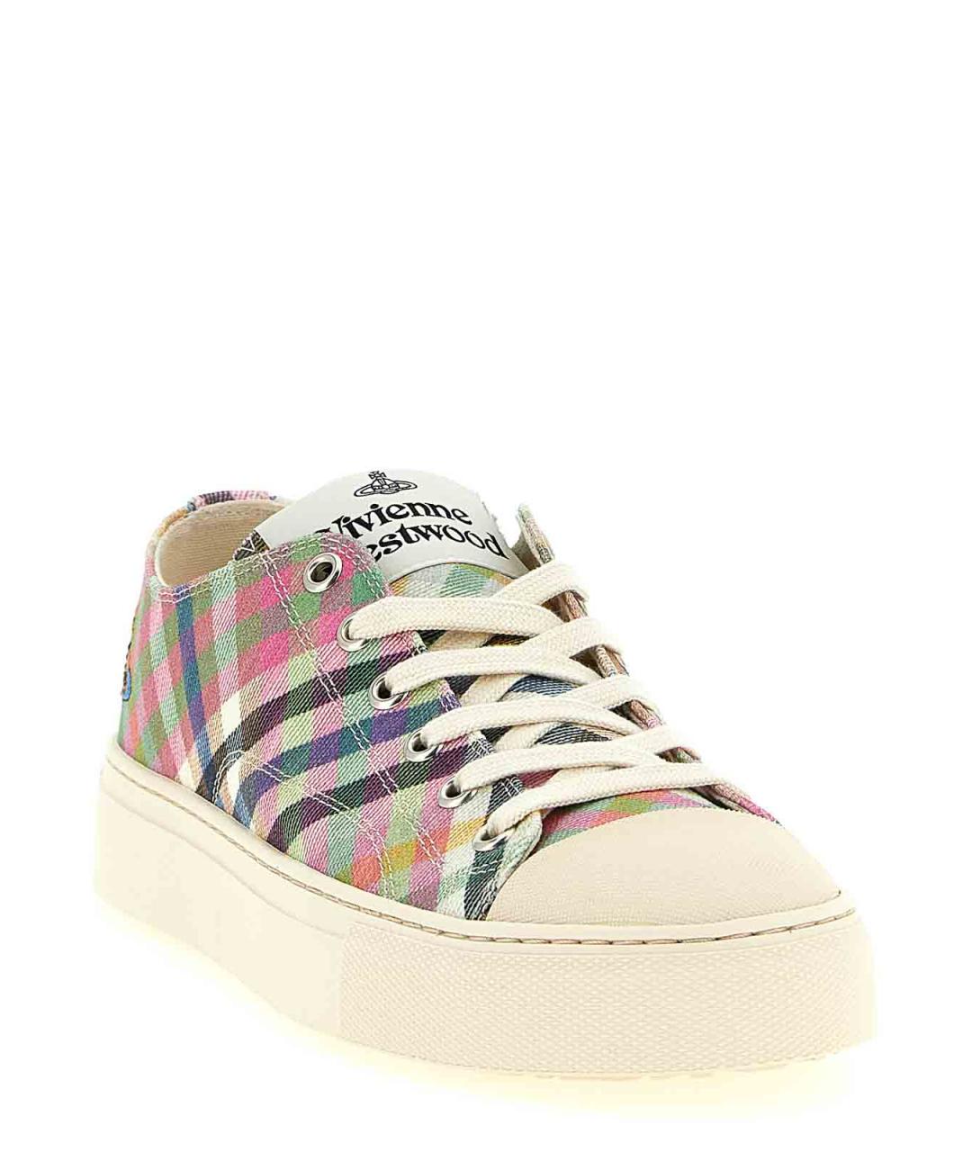 VIVIENNE WESTWOOD Мульти текстильные кроссовки, фото 2