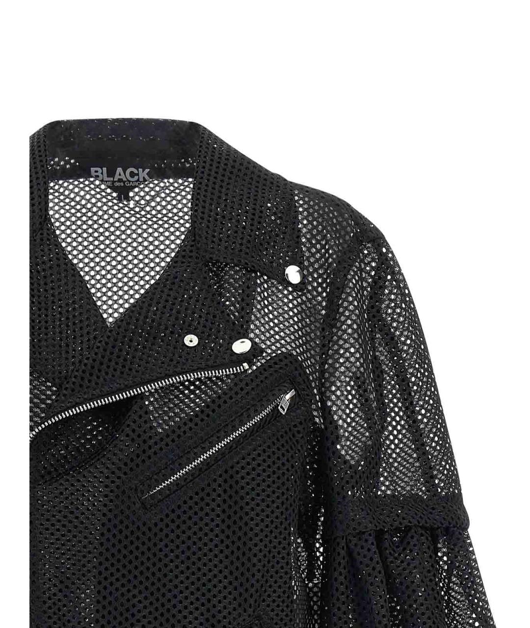 COMME DES GARÇONS Черная полиэстеровая куртка, фото 3