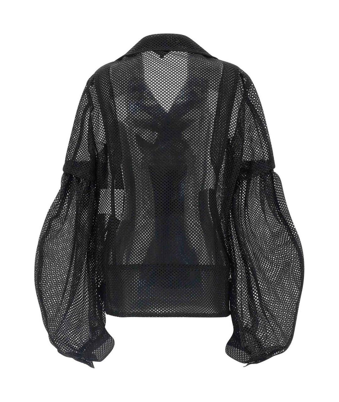 COMME DES GARÇONS Черная полиэстеровая куртка, фото 2