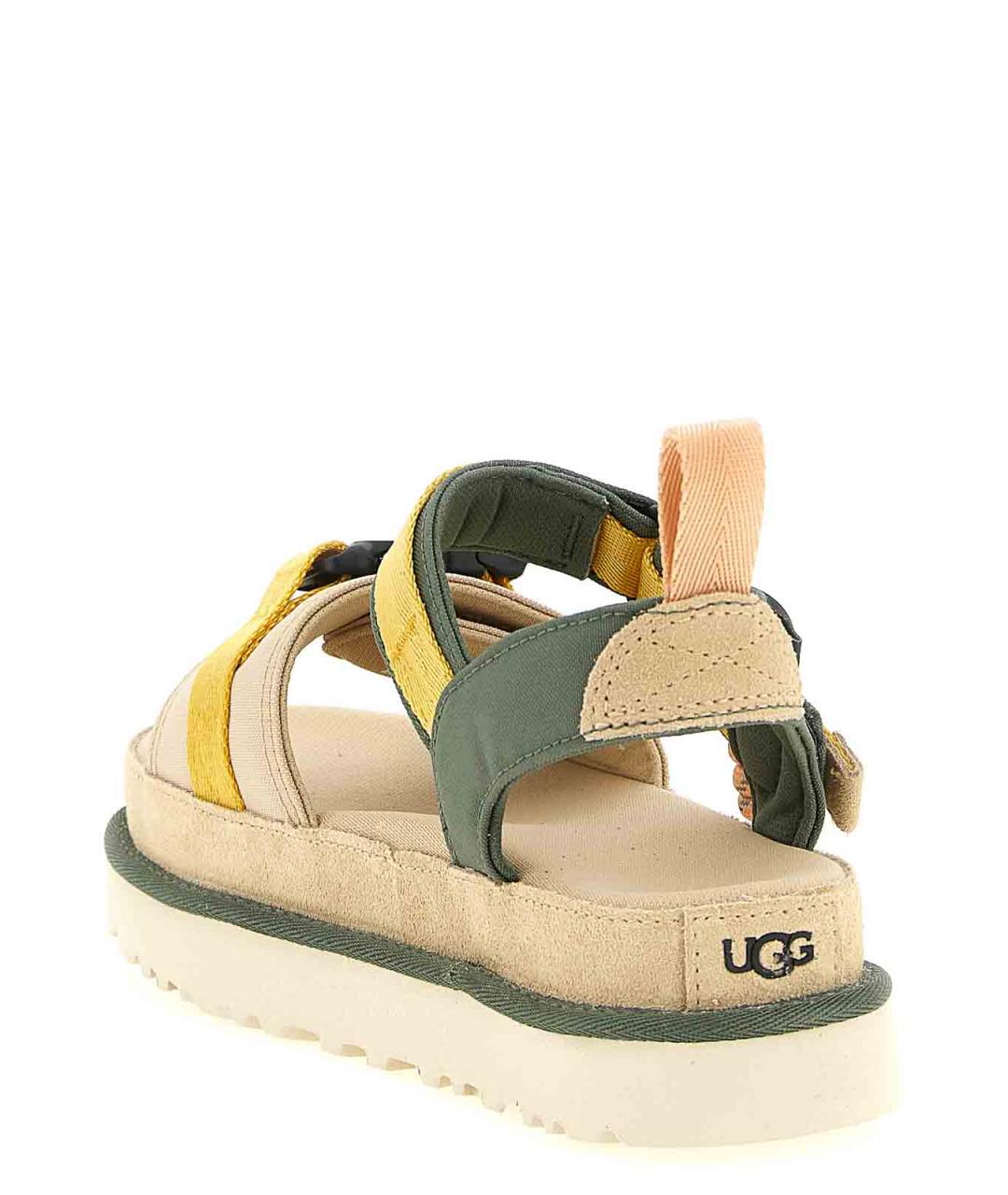 UGG AUSTRALIA Мульти замшевые босоножки, фото 3
