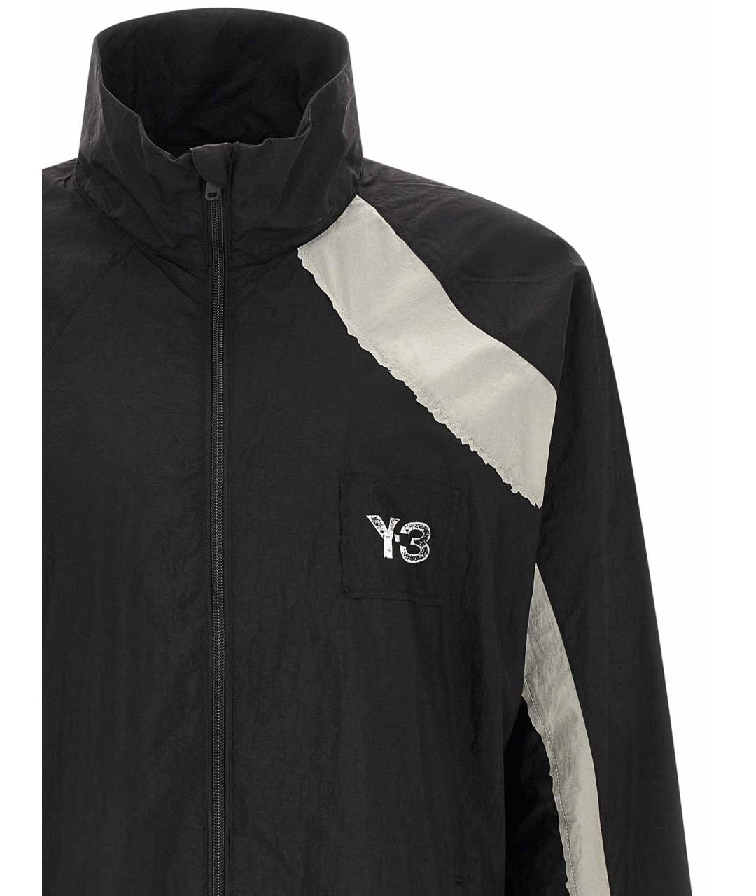 Y-3 Черная полиамидовая куртка, фото 3