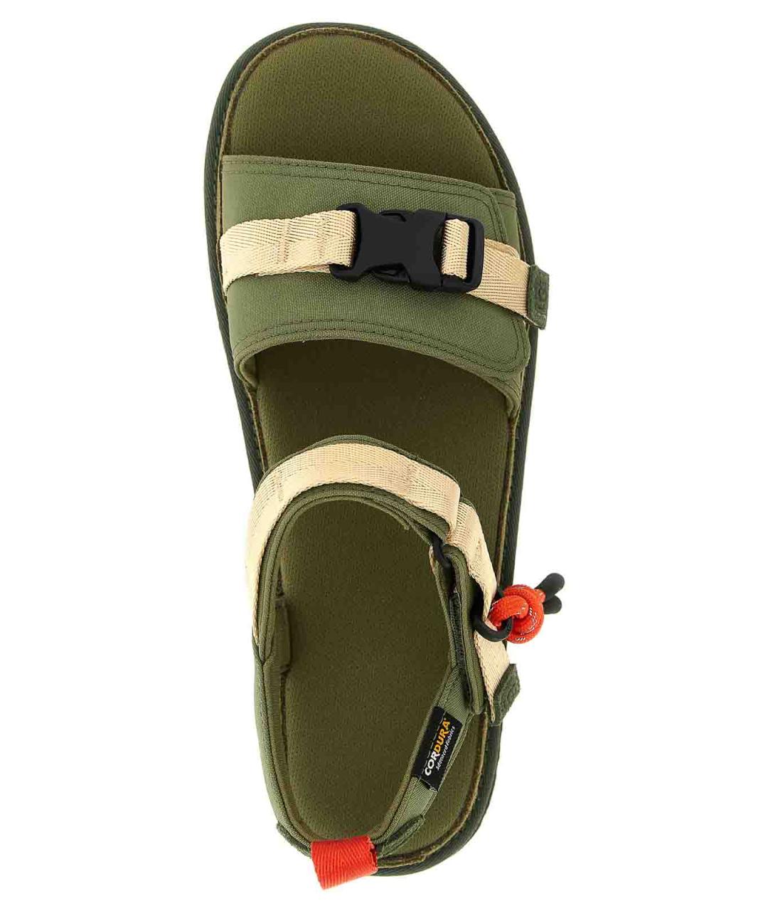 UGG AUSTRALIA Зеленые замшевые босоножки, фото 4