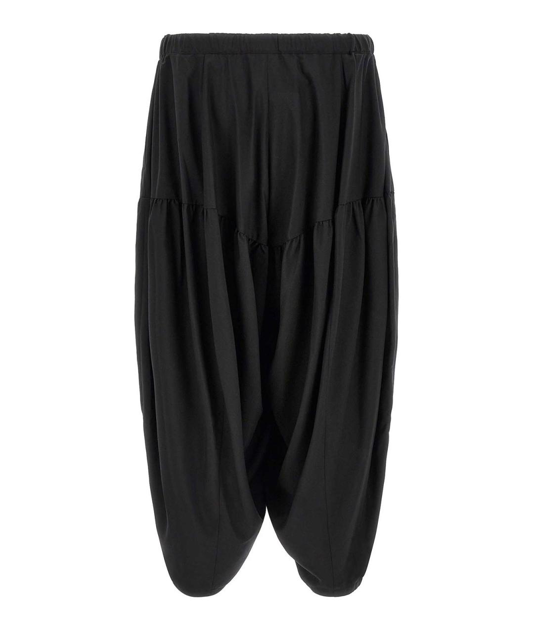 COMME DES GARÇONS Черные полиэстеровые повседневные брюки, фото 2