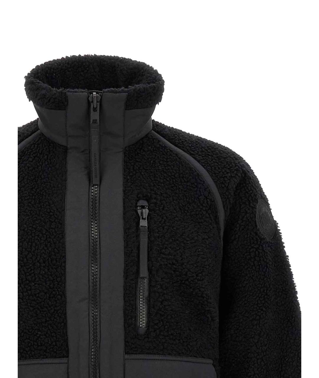 CANADA GOOSE Черная полиамидовая куртка, фото 3