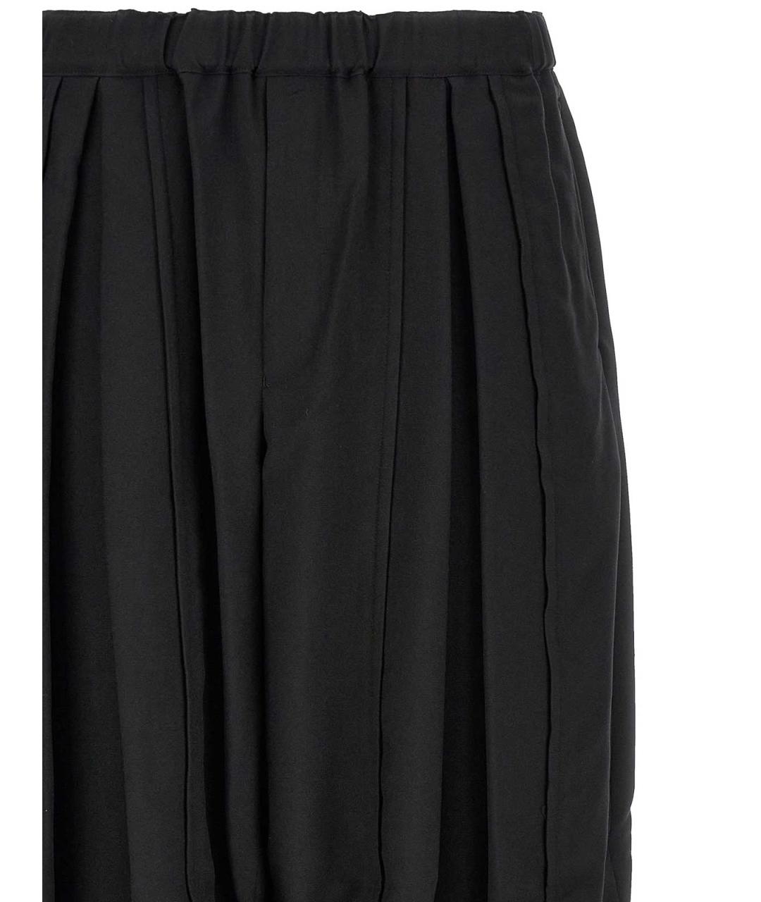 COMME DES GARÇONS Черные полиэстеровые повседневные брюки, фото 3