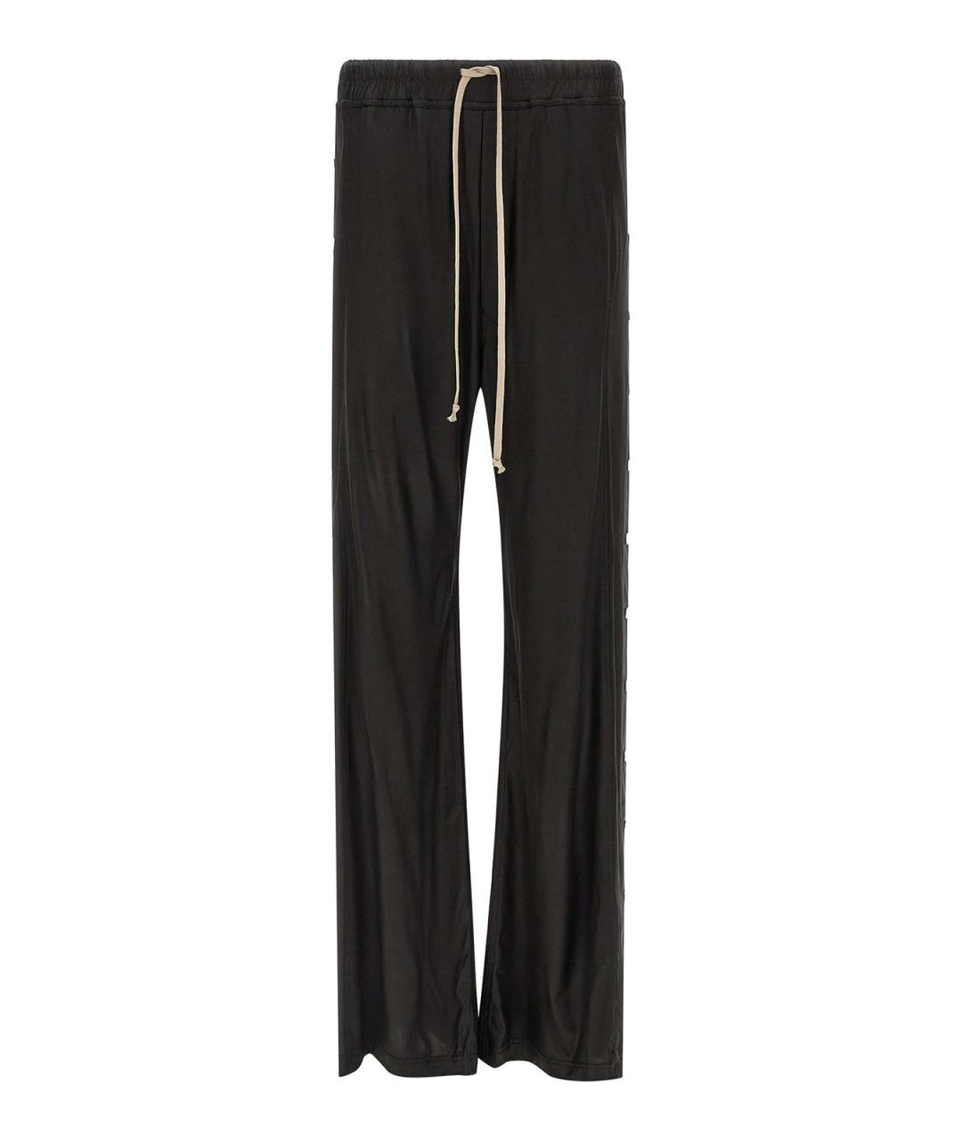 RICK OWENS DRKSHDW Черные ацетатные повседневные брюки, фото 1