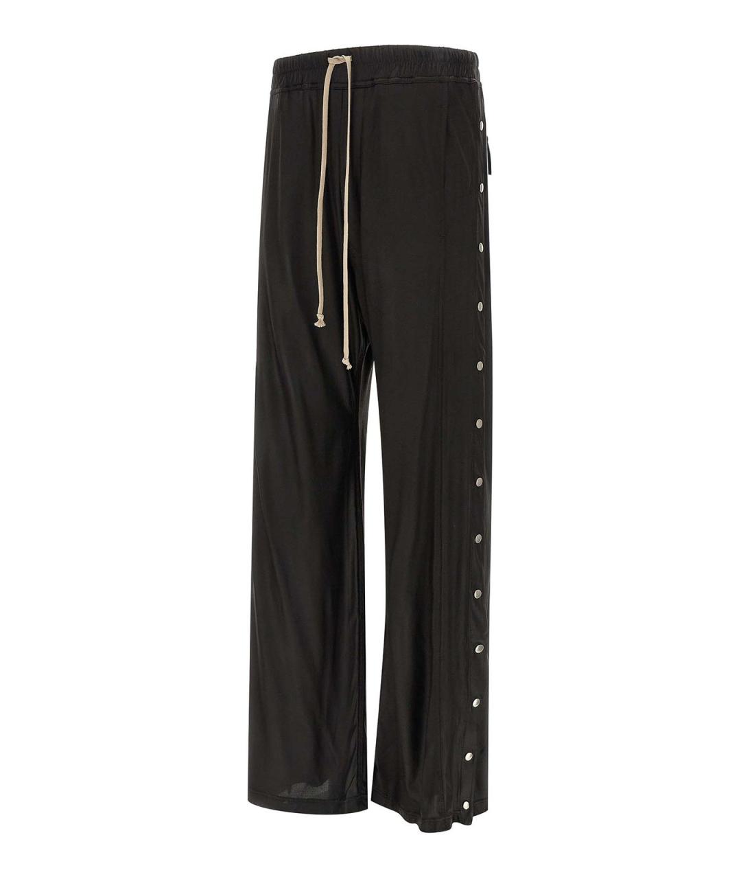 RICK OWENS DRKSHDW Черные ацетатные повседневные брюки, фото 3