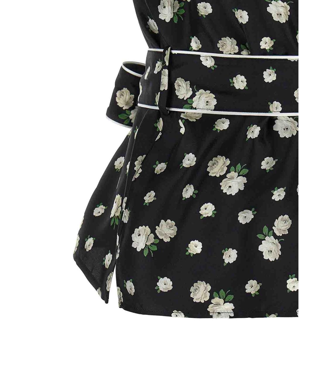 DOLCE&GABBANA Черная шелковая рубашка, фото 4
