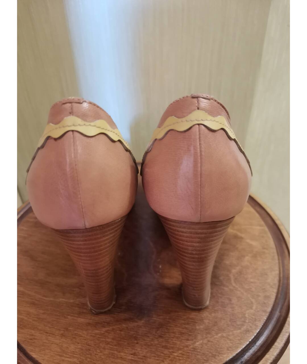 POLLINI Розовые кожаные туфли, фото 4