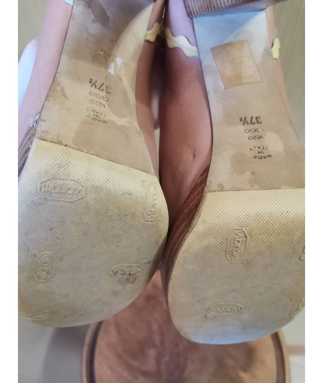 POLLINI Розовые кожаные туфли, фото 6