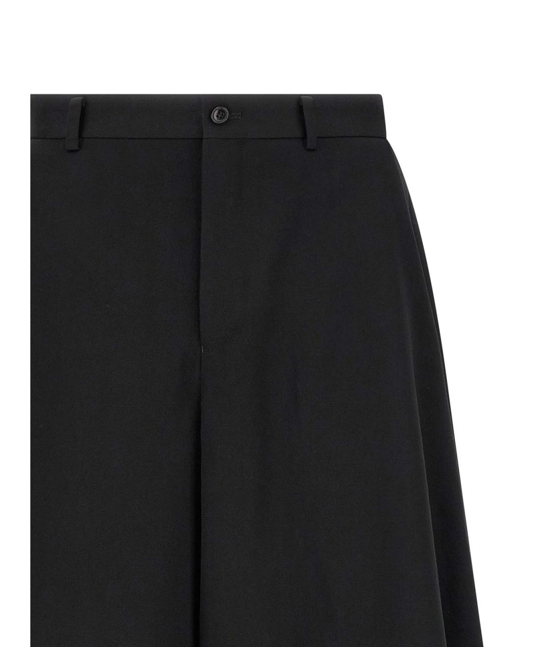 COMME DES GARÇONS HOMME PLUS Черные шерстяные шорты, фото 3