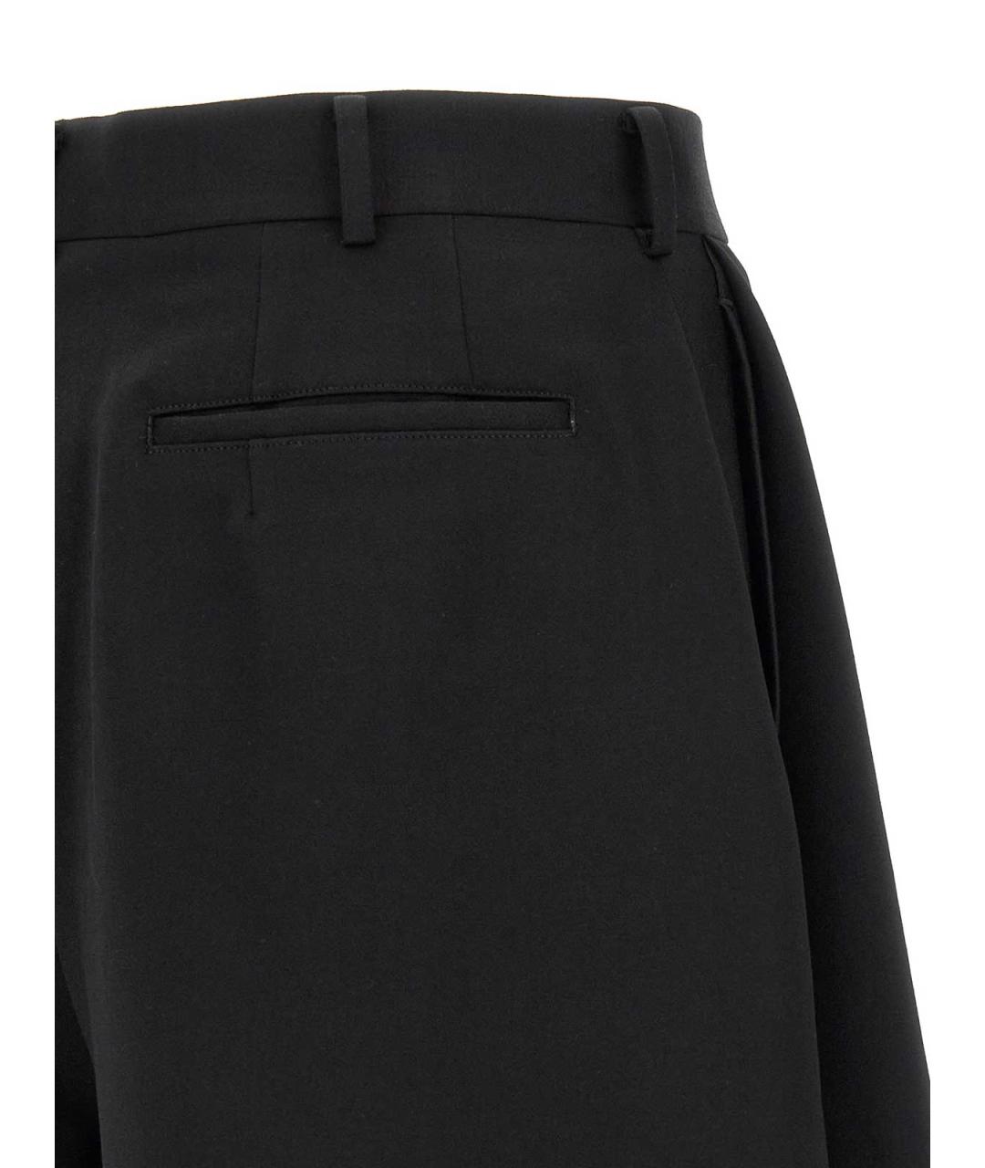 COMME DES GARÇONS HOMME PLUS Черные шерстяные шорты, фото 4