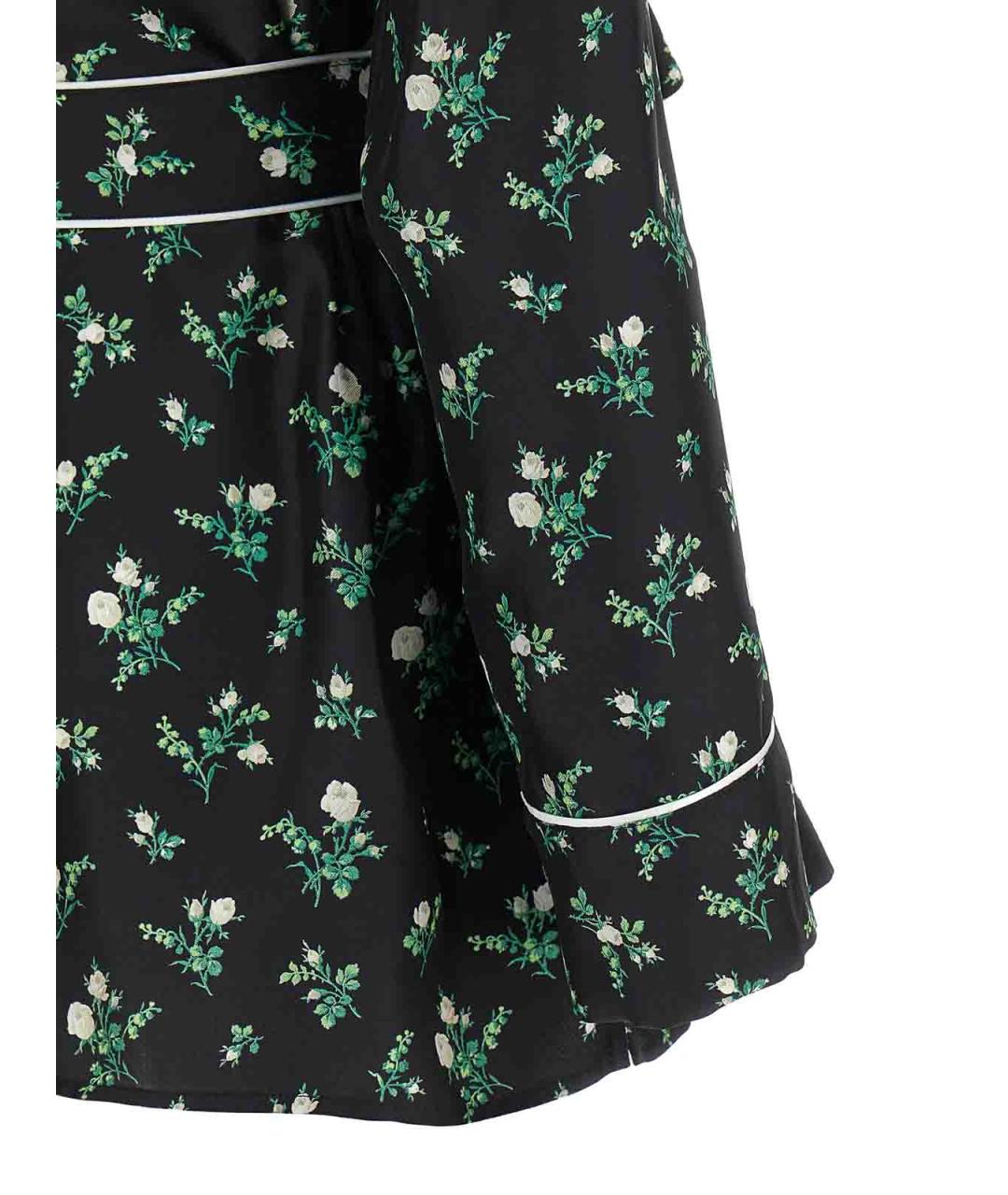 DOLCE&GABBANA Черная шелковая рубашка, фото 4
